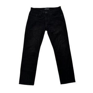 Mavi Jeans Corduroy Pants Straight Leg Premium Denim Black Men's Size‎ 30/30